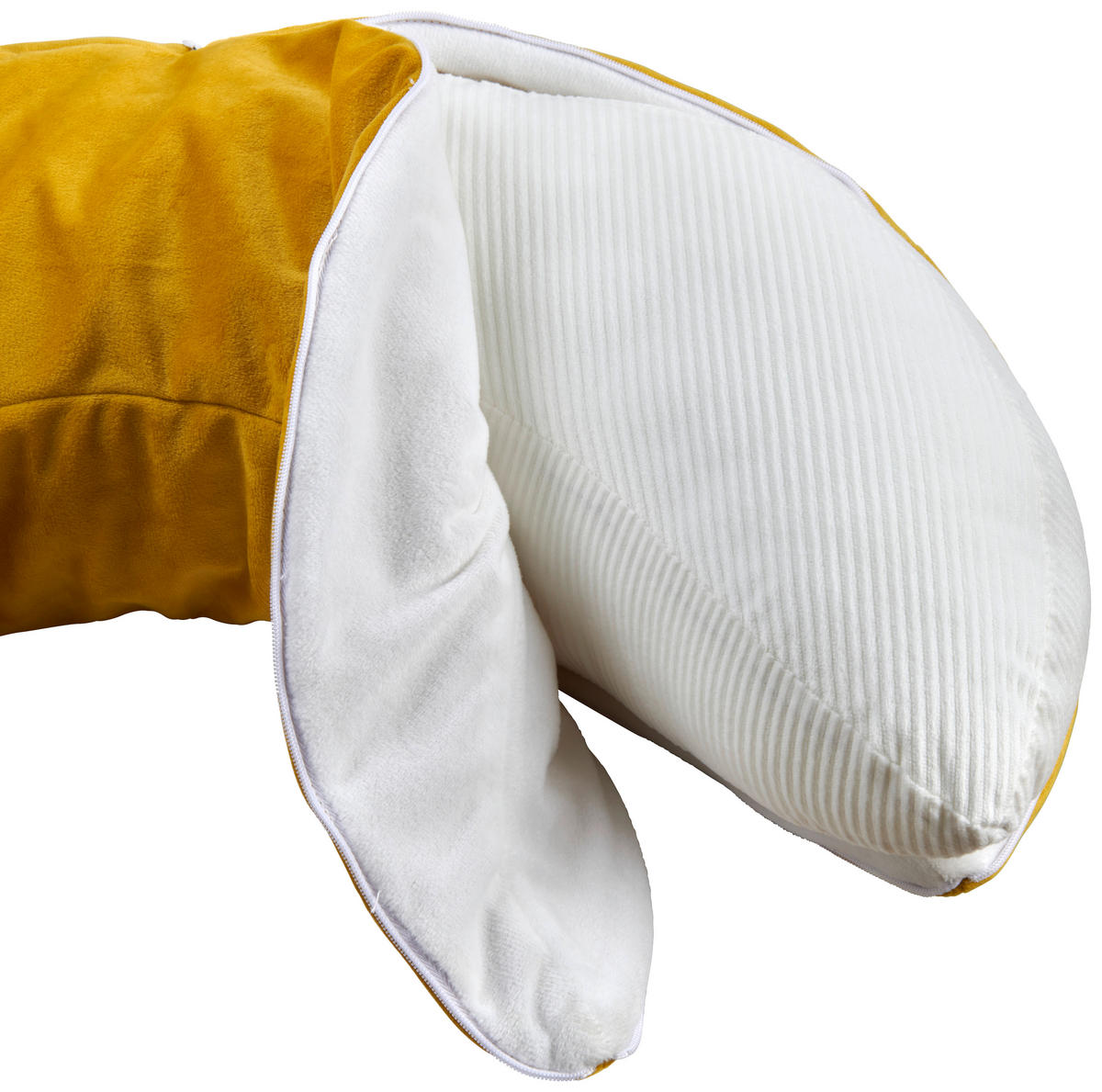 DEKORAČNÍ POLŠTÁŘ 17/53 cm - žlutá, textil (17/53cm) - Esposa