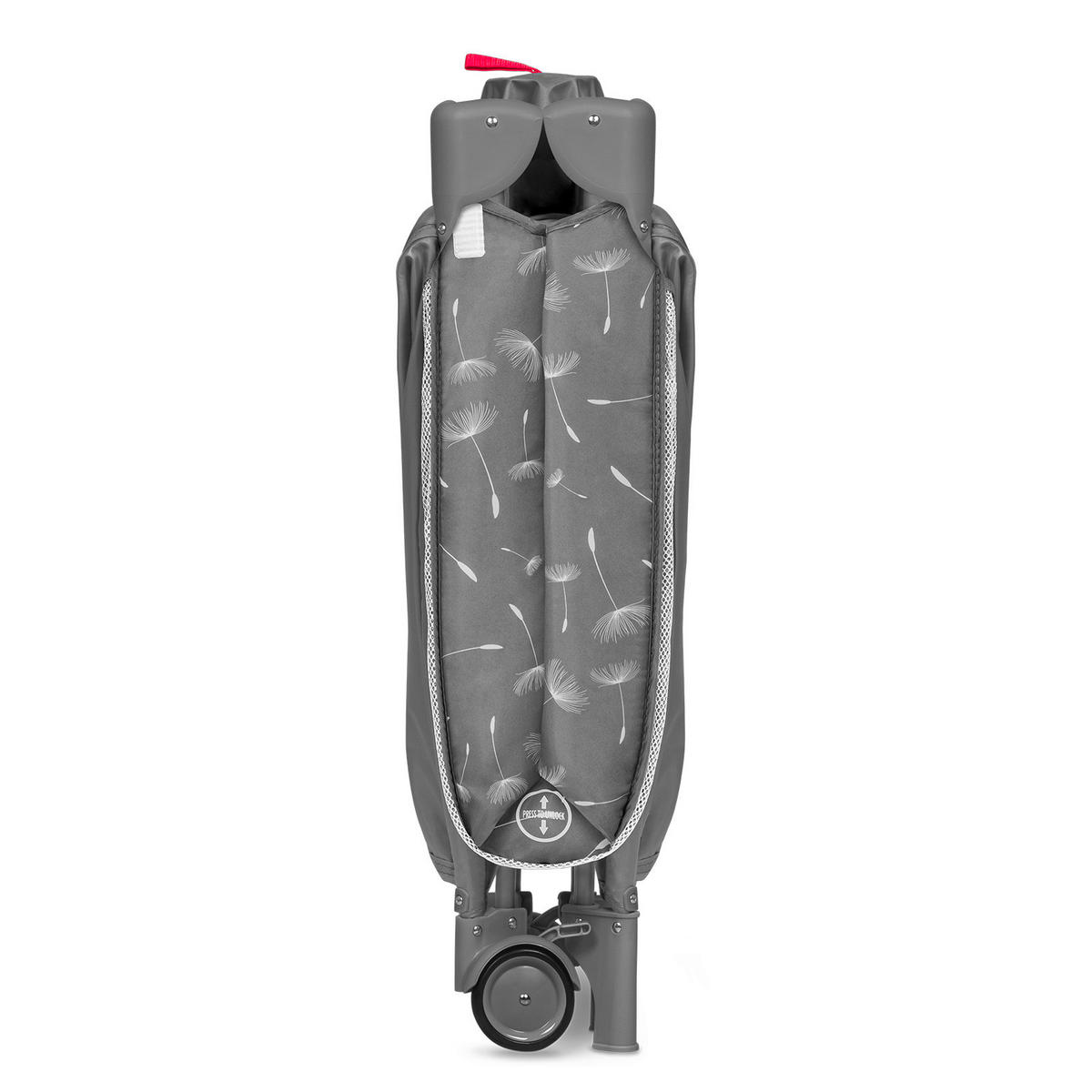REISEBETT Sven Plus  71/86/127 cm  - Dunkelgrau/Grau, Basics, Kunststoff (71/86/127cm) - Lionelo