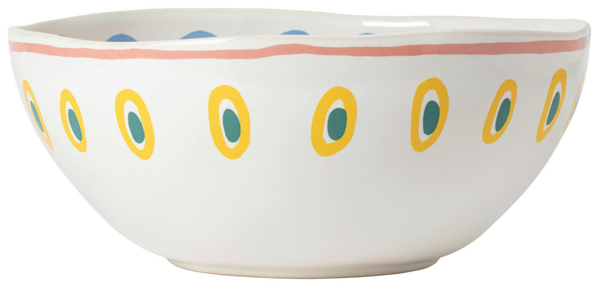 SERVIERSCHÜSSEL SUMMER BLISS   - Multicolor, Basics, Keramik - Costa Nova