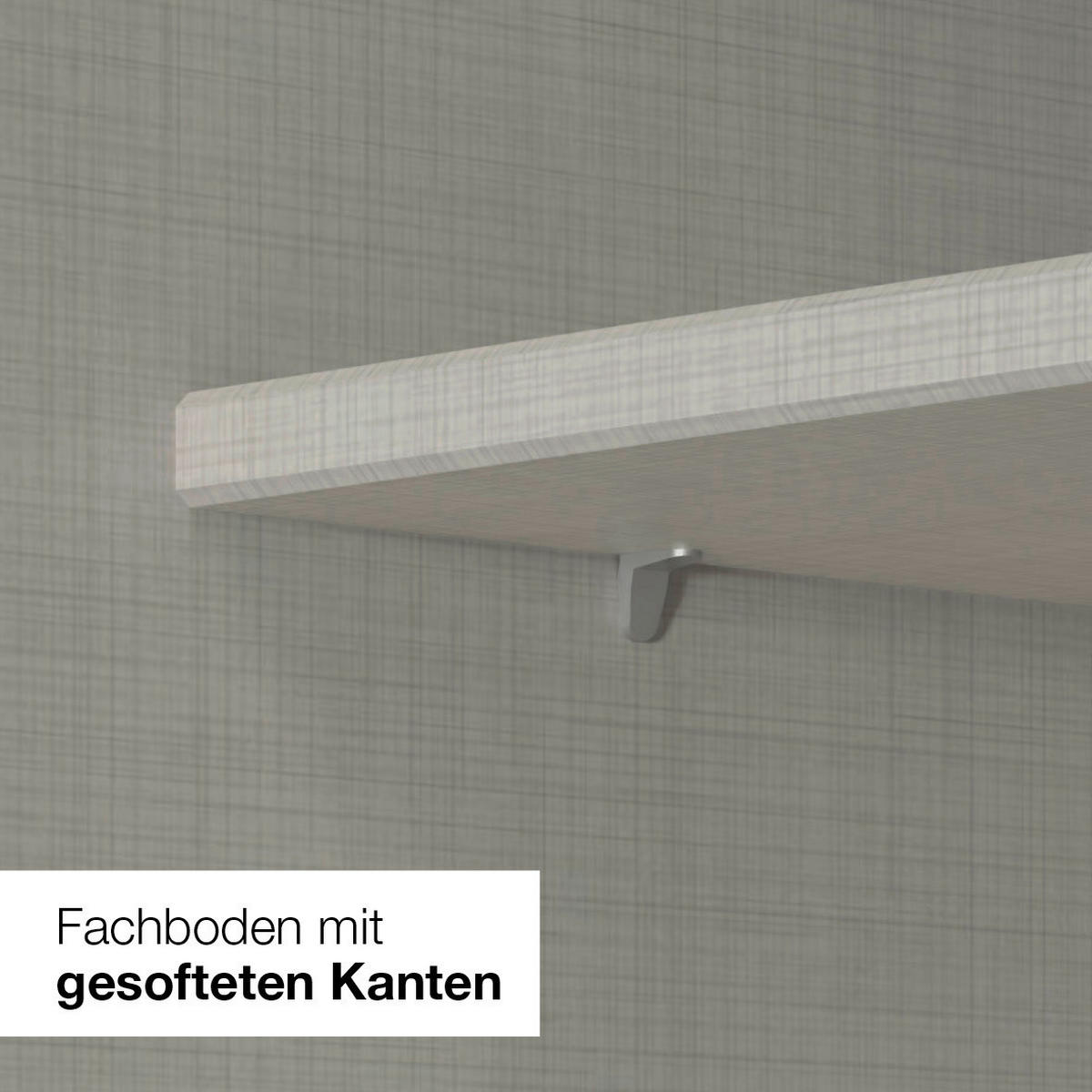 SCHWEBETÜRENSCHRANK Graphitfarben  - Schwarz/Graphitfarben, Konventionell, Glas/Holzwerkstoff (313/236/65cm) - Carryhome