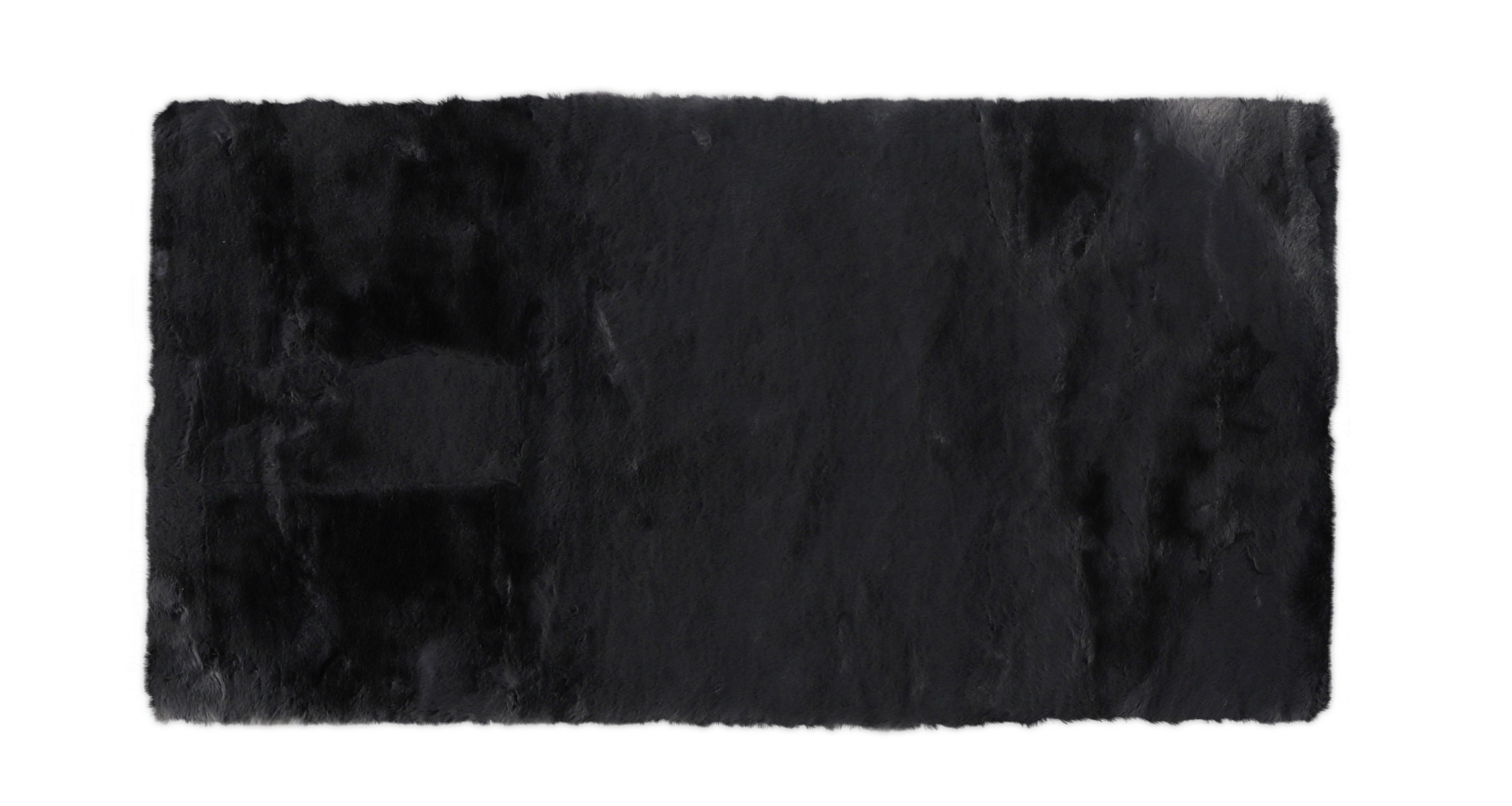 KOBEREC S VYSOKÝM VLASEM, 80/150 cm, tmavě šedá - tmavě šedá - textil
