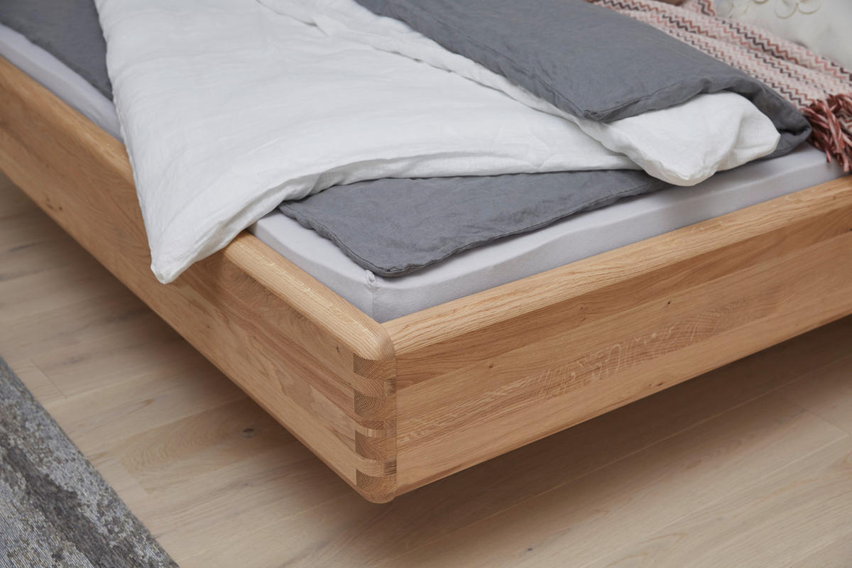 BETTANLAGE 180/200 cm  in Eichefarben   - Eichefarben, Natur, Holz (180/200cm) - Valnatura