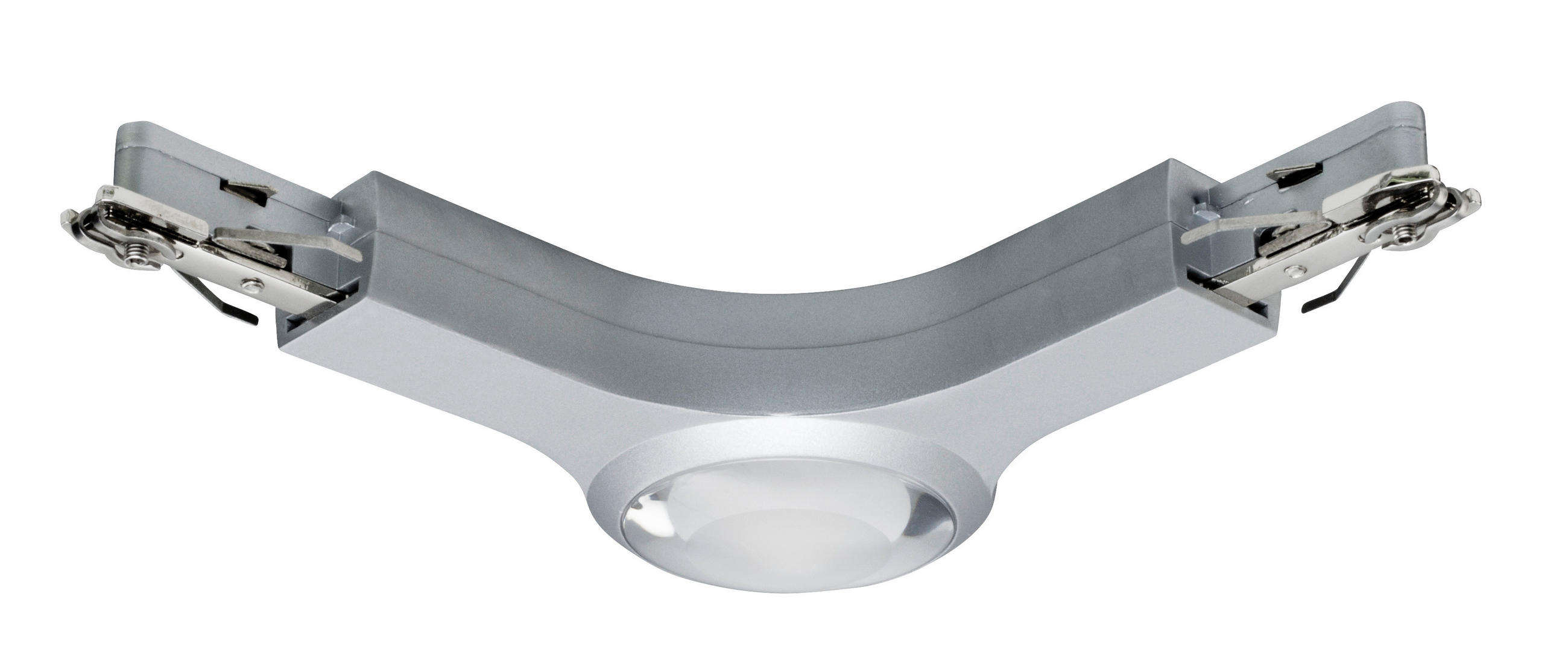 SCHIENENSYSTEM-VERBINDER - Chromfarben, Design, Metall (14,1/2,7/14,1cm) - Paulmann