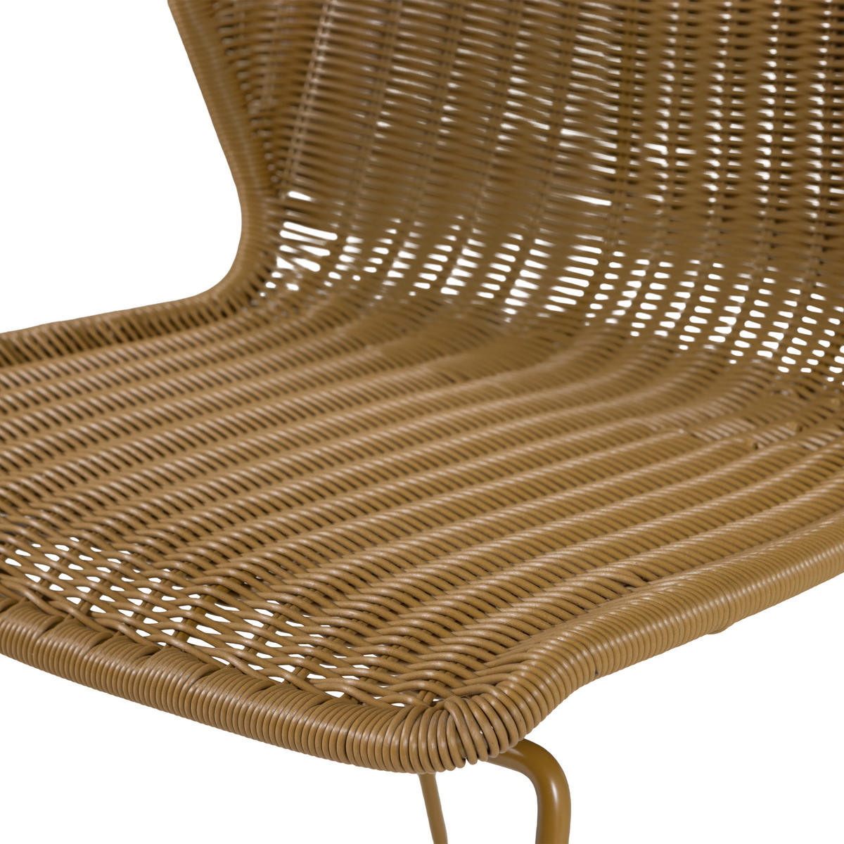 GARTENSTUHL-SET Metall, Kunststoff Naturfarben  - Naturfarben, MODERN, Kunststoff/Metall (55/78/54cm) - Livetastic