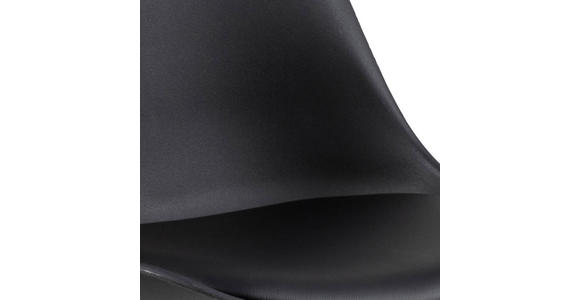 STUHL  in Kunststoff matt  - Schwarz, Trend, Kunststoff/Textil (48,5/85,5/54cm) - Carryhome
