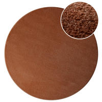 WEBTEPPICH  Wohnzimmer 120 cm Esprit Terracotta rund  - Terracotta, Basics, Textil (120cm) - Esprit
