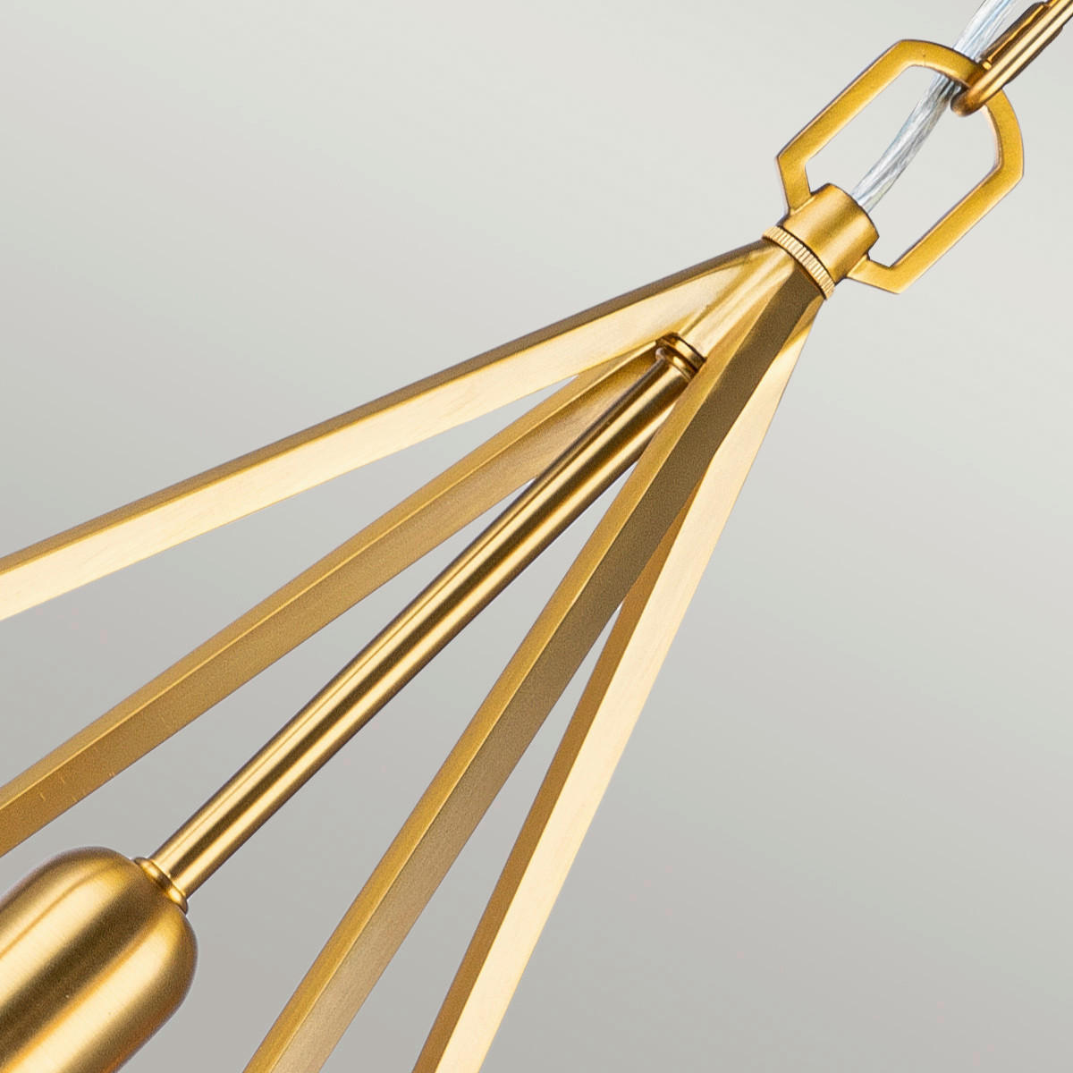 HÄNGLAMPA Elstead Nico 35.3/69.8  cm  - mässingsfärgad, Klassisk, metall (35.3/69.8 cm) - Elstead Lighting