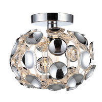 DECKENLEUCHTE  25/22 cm    - Chromfarben, Basics, Kunststoff (25/22cm)