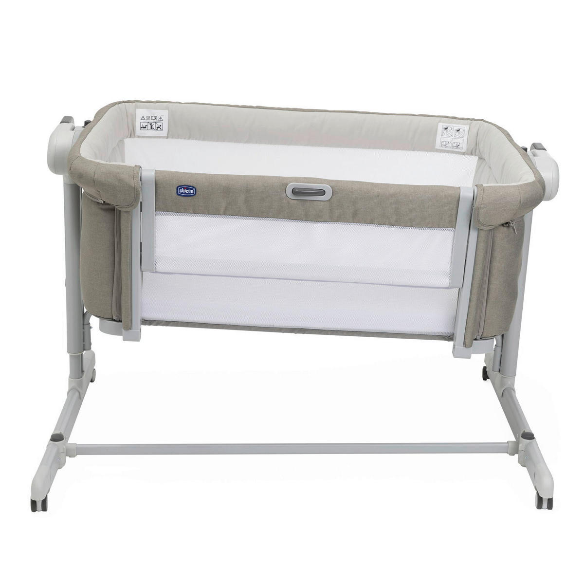 BEISTELLBETT Next2Me Magic Evo   - Taupe, Basics (99/73,5/64/80cm) - Chicco