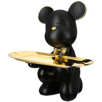 DEKOBÄR - Schwarz, Basics, Kunststoff (23/23,5/14cm)