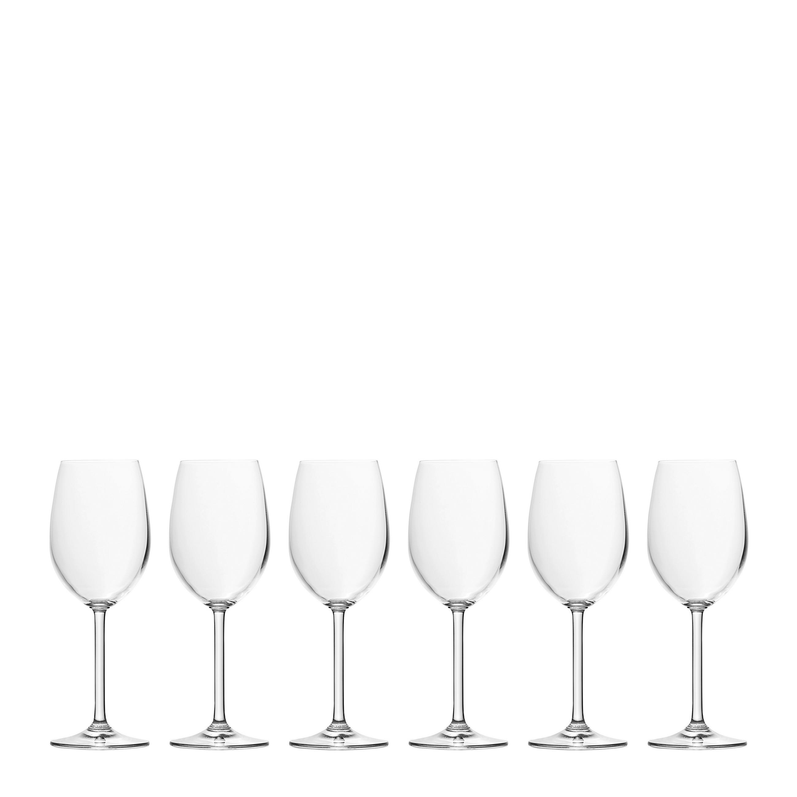 GLÄSERSET  6-teilig  - Klar, Basics, Glas (7,7/22,2cm) - Leonardo