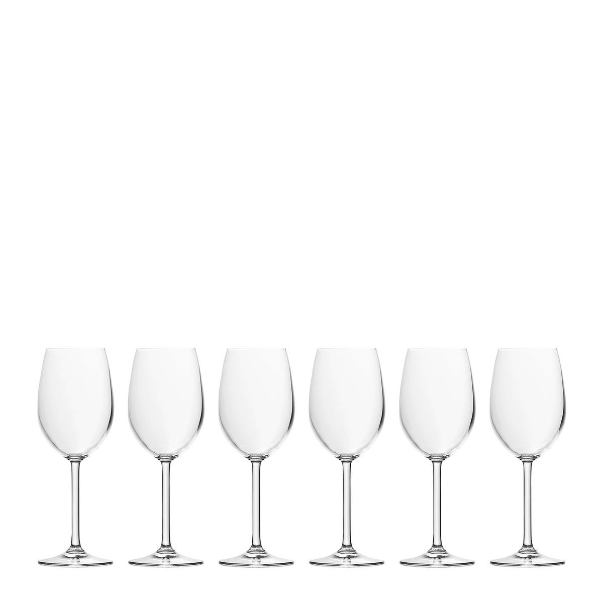 GLÄSERSET 6-teilig  - Klar, KONVENTIONELL, Glas (7,7/22,2cm) - Leonardo