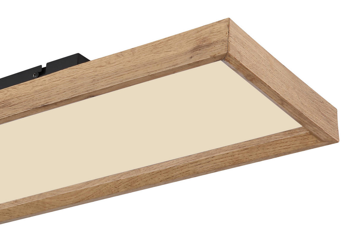 STROPNA LED-SVETILKA   //2700/4500/6500 K/230 V/ - bela/opal, Natur, kovina/umetna masa (80/20/8,5cm) - Globo