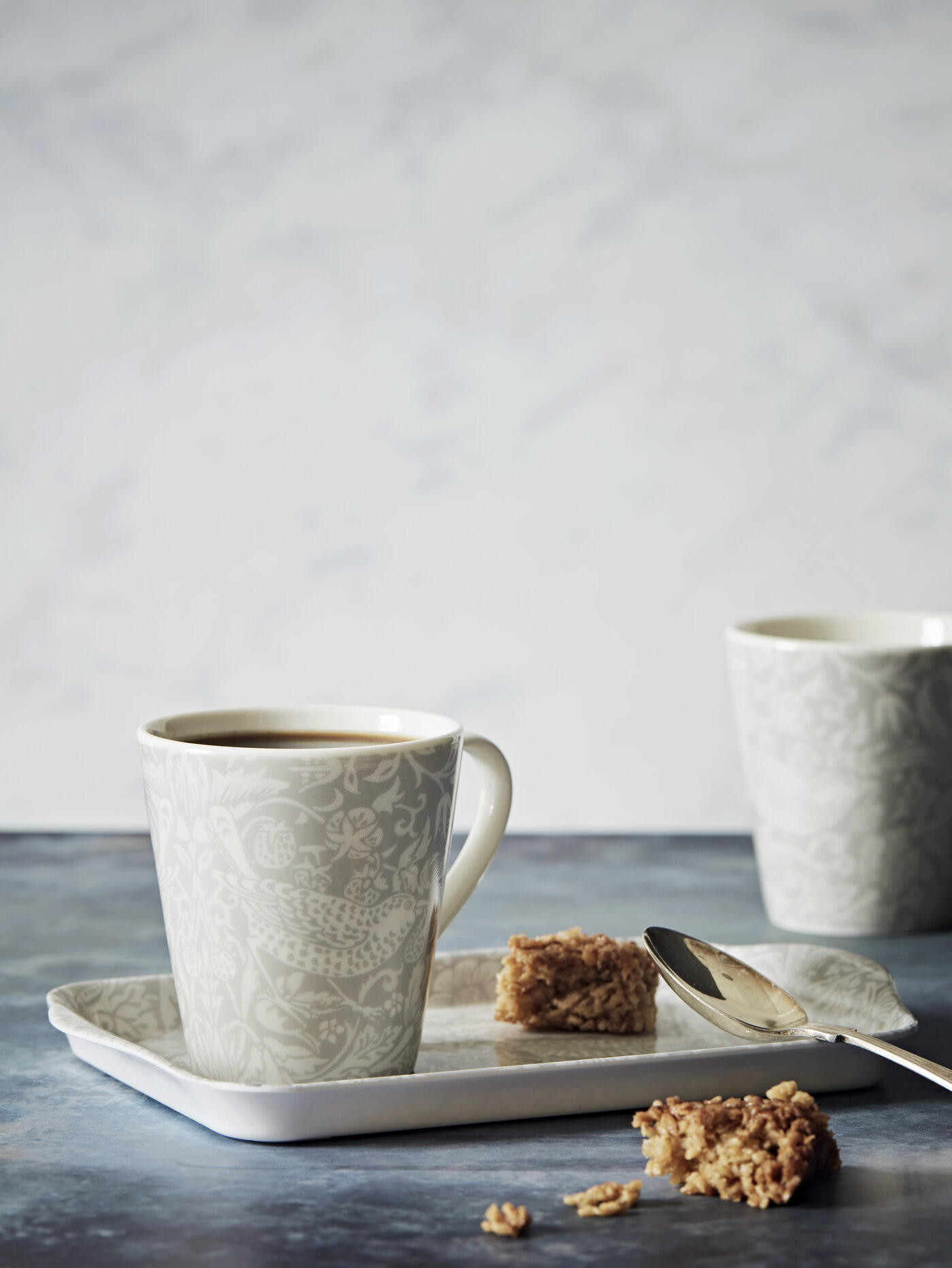 SET KAFFEMUGGAR William Morris 3 delar  - vit, Design, plast/keramik (18ml) - Morris & Co