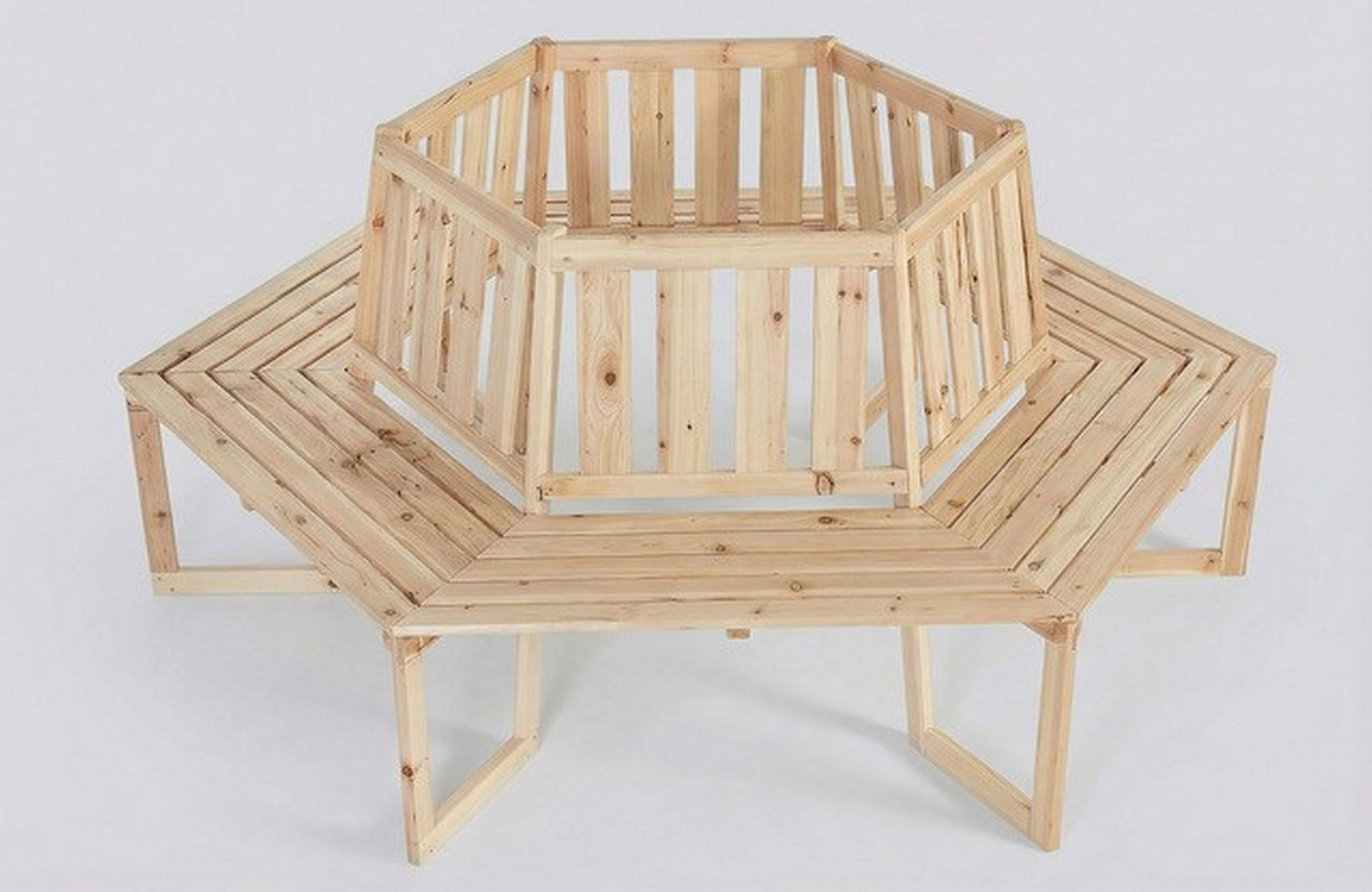 BAUMBANK 205/178/90 cm  in Braun  - Braun, MODERN, Holz (205/178/90cm) - Prestige Home