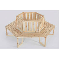 BAUMBANK 205/178/90 cm  in Braun  - Braun, MODERN, Holz (205/178/90cm) - Prestige Home