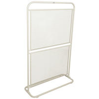 SICHTSCHUTZ - Beige, MODERN, Metall (80/124/30cm) - Gardenson