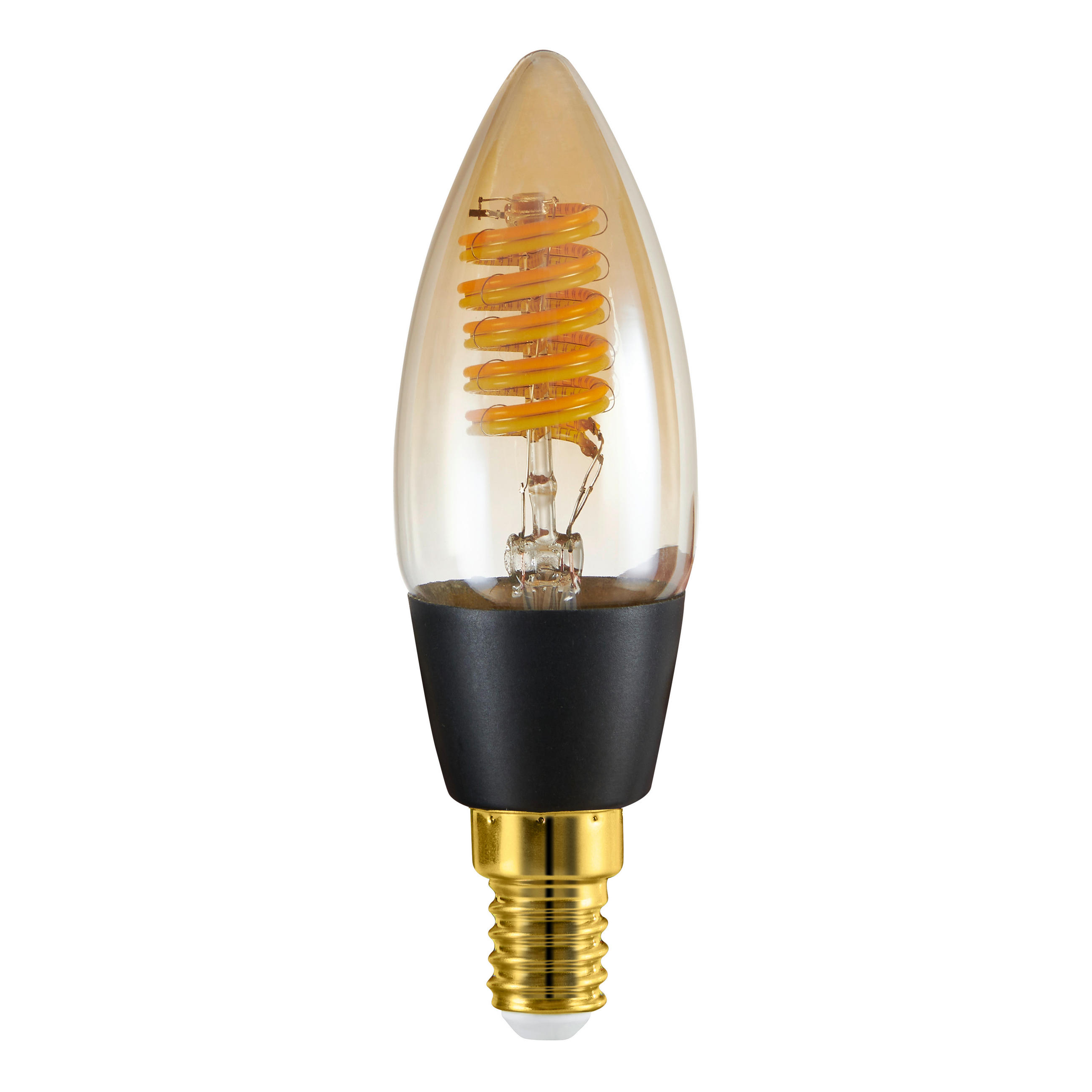 LED-LEUCHTMITTEL   E14 4,9 W  - Dunkelgelb, Basics, Glas (3,5/11,4cm) - Eglo
