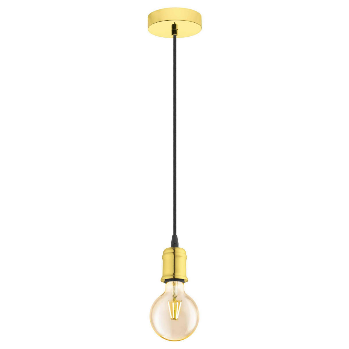 HÄNGELEUCHTE 10/200 cm    - Messingfarben, Konventionell, Metall (10/200cm) - Eglo