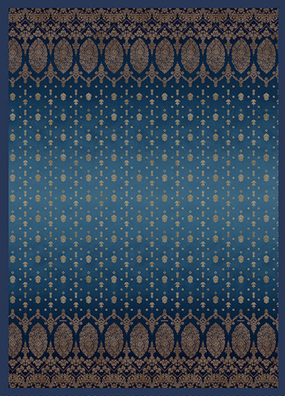 PREKRIVAČ 240/250 cm  GOLD DECOR  - plava, Design, tekstil (240/250cm) - Bassetti