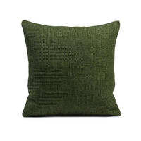 DEKORAČNÍ POLŠTÁŘ 50/50 cm - tmavě zelená, Konvenční, textil (50/50cm) - Novel