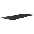 OBERPLATTE  in  - Anthrazit Hochglanz, KONVENTIONELL, Holzwerkstoff (137/1,6/42cm) - Hom`in