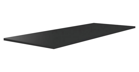 OBERPLATTE in - Anthrazit Hochglanz, KONVENTIONELL, Holzwerkstoff (137/1,6/42cm) - Hom`in