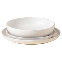 KOMBISERVICE Creme, Weiß VERMONT 12-teilig 4 Personen  - Creme/Weiß, Basics, Keramik - Costa Nova