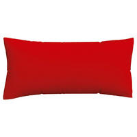 KOPFKISSENBEZUG WOVEN SATIN 40/80 cm  - Dunkelrot, Basics, Textil (40/80cm) - Schlafgut