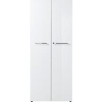 AKTENSCHRANK 80/196/37 cm  - Weiß, MODERN, Glas/Holzwerkstoff (80/196/37cm) - Germania