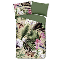 WENDEBETTWÄSCHE Good Morning Renforcé 140/200 cm  - Sandfarben/Naturfarben, Design, Textil (140/200cm)