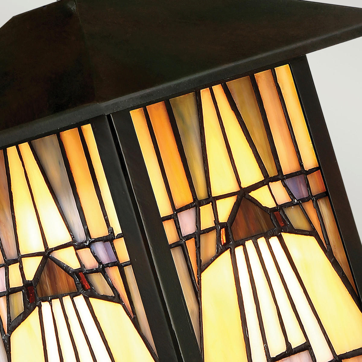 AUSSENWANDLEUCHTE - Bronzefarben, Konventionell, Glas/Metall (17.8/28.7/22.6cm) - Elstead Lighting