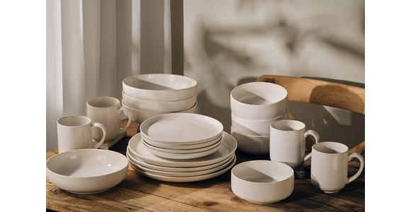 KOMBISERVICE Beige Marbella 20-teilig 4 Personen  - Beige, Trend, Keramik - Novel