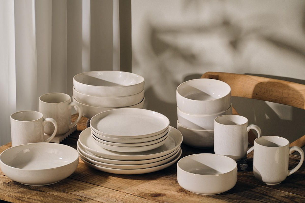 KOMBISERVICE Beige Marbella 20-teilig 4 Personen  - Beige, Trend, Keramik - Novel