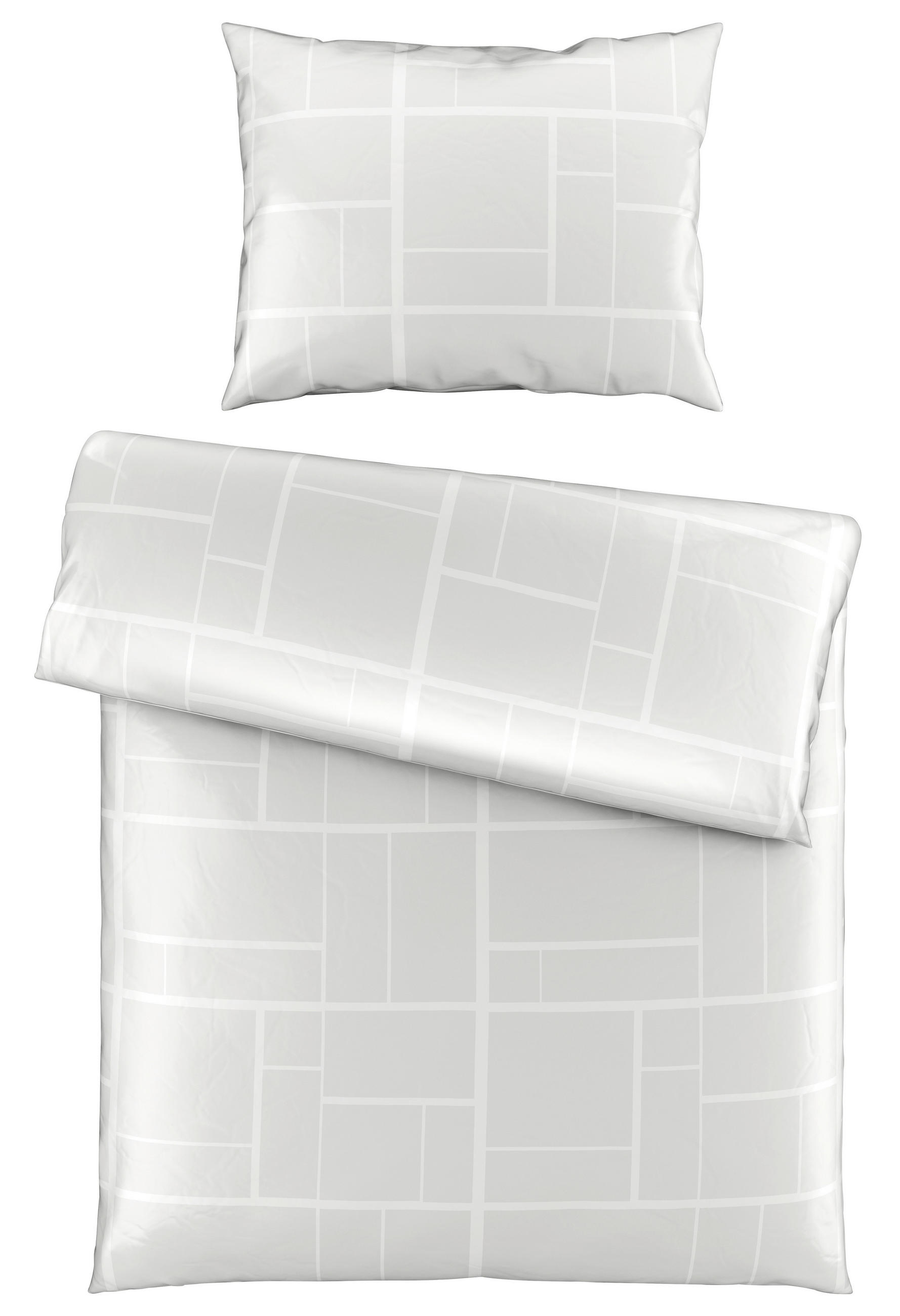 Dieter Knoll POSTEĽNÁ BIELIZEŇ, satén, biela, 140/200 cm