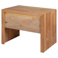 NACHTSCHRANK 60/46/41 cm Wildeiche vollmassiv  - Wildeiche/Naturfarben, MODERN, Holz (60/46/41cm) - MID.YOU
