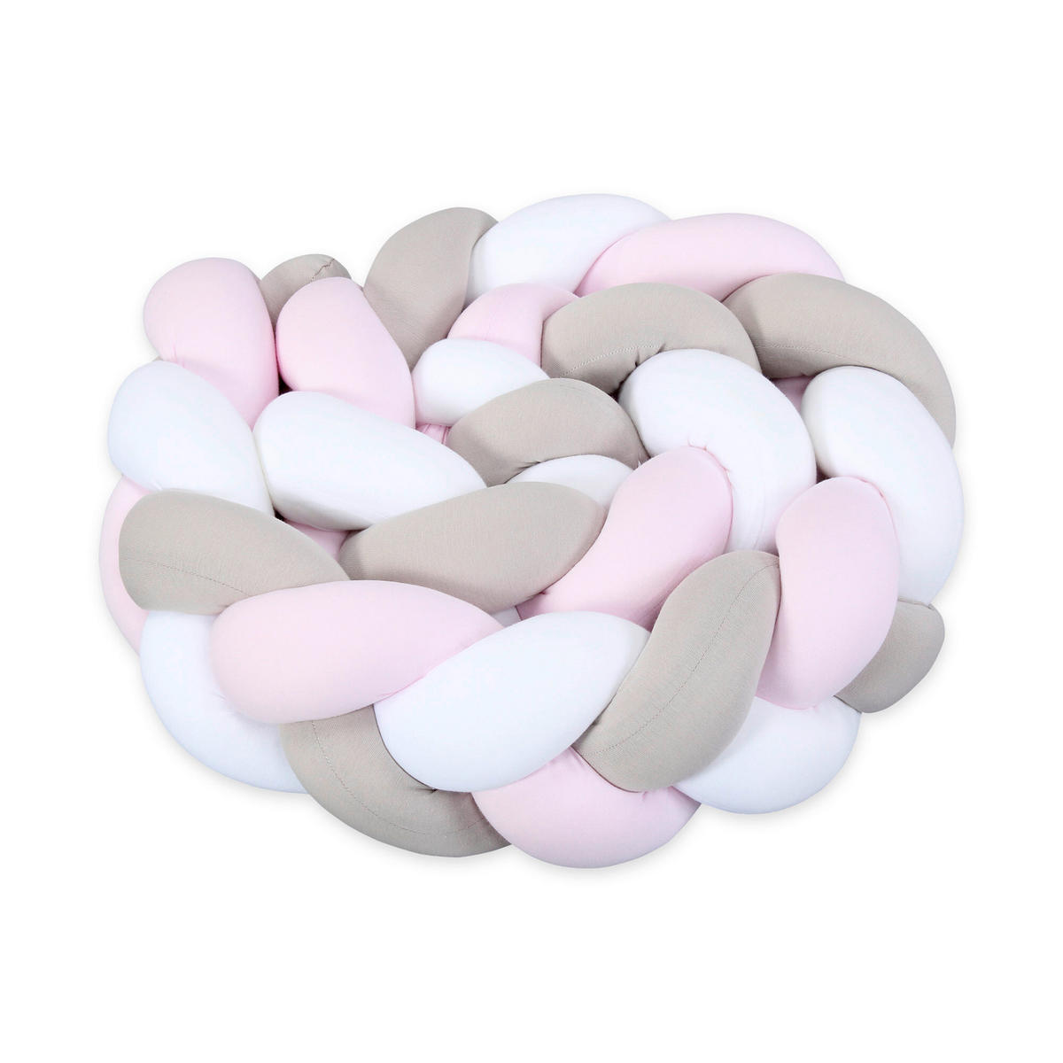 NESTCHENSCHLANGE  200/13/13 cm   - Beige/Rosa, Basics, Textil (200/13/13cm) - Babybay