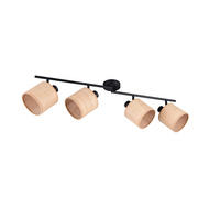 STRAHLER - Schwarz/Naturfarben, Natur, Textil/Metall (87,5/25/13cm)