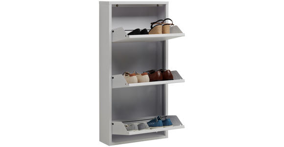 SCHUHKIPPER 50/103,5/15 cm - Weiß, Basics, Metall (50/103,5/15cm) - Carryhome