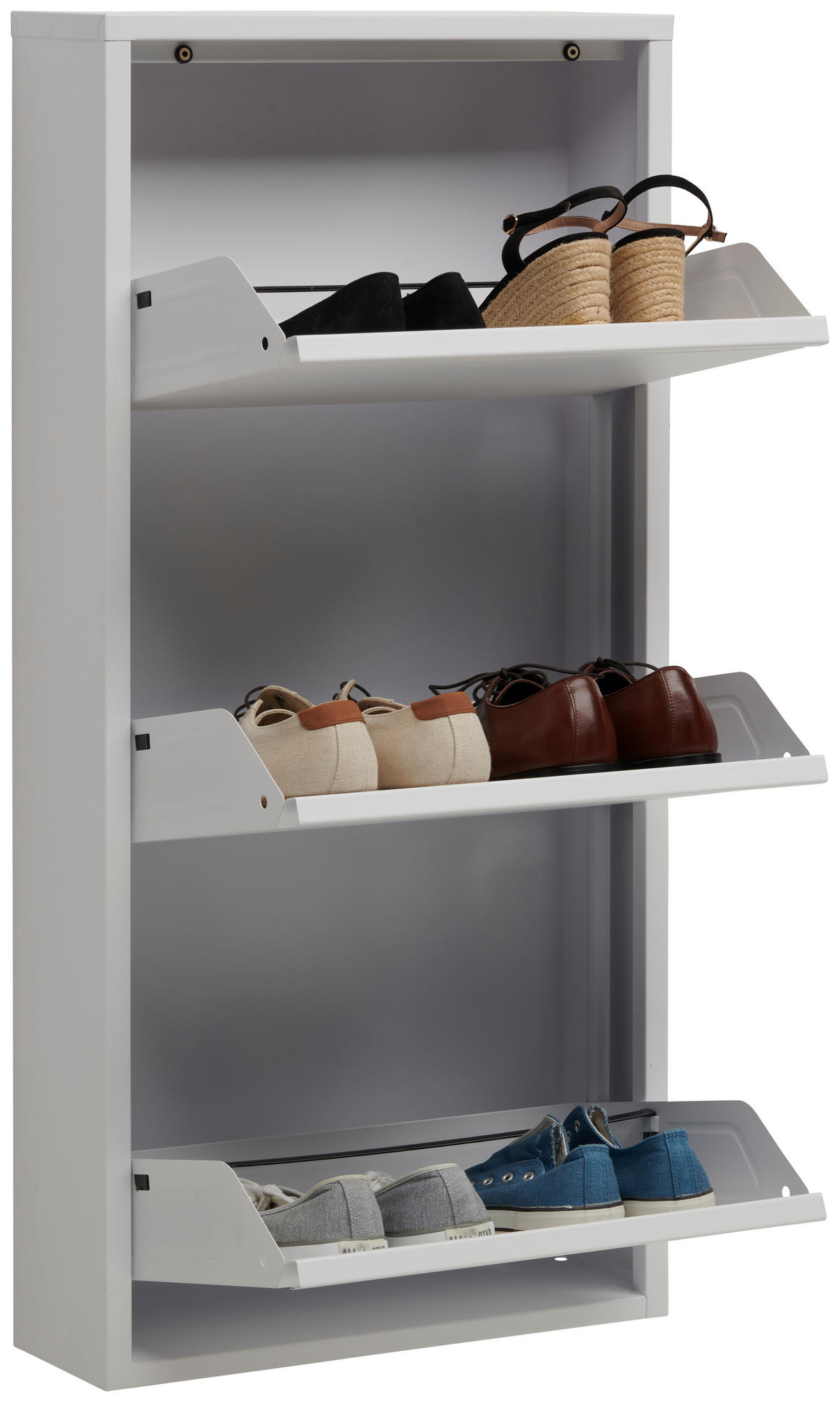 SCHUHKIPPER Weiß  - Weiß, Basics, Metall (50/103,5/15cm) - Carryhome