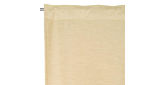 FERTIGVORHANG blickdicht  - Gelb, Basics, Textil (140/255cm) - Novel