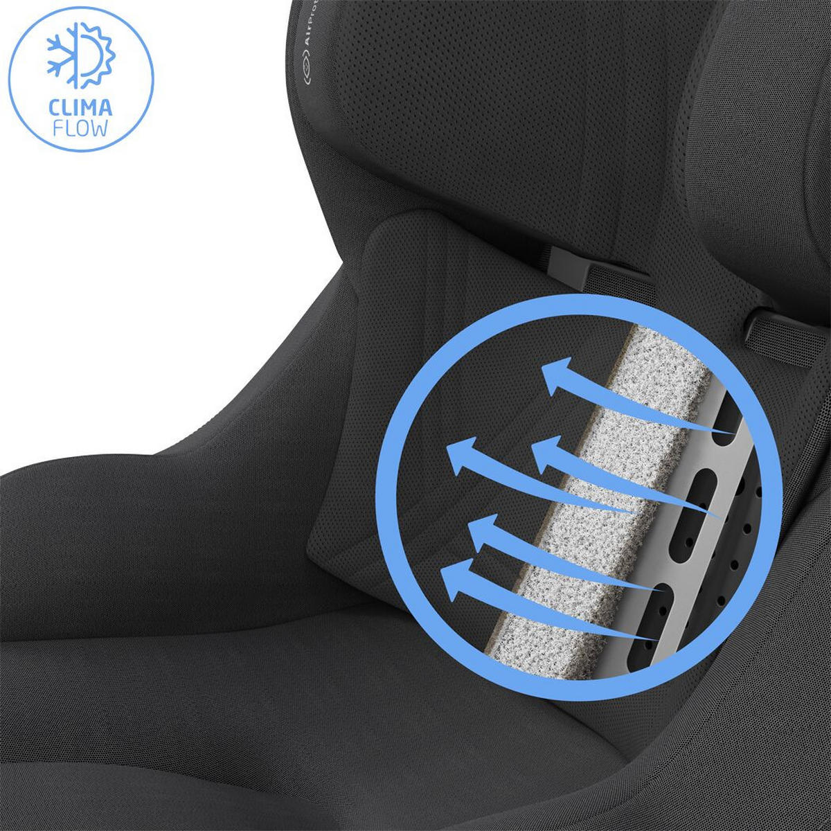 REBOARDER-KINDERSITZ Pearl Slide Pro  - Schwarz/Braun, Basics, Kunststoff/Textil (44/70,1/65,6cm) - Maxi-Cosi