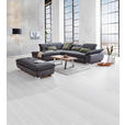 ECKSOFA Dunkelgrau Chenille  - Chromfarben/Dunkelgrau, Design, Textil (242/313cm) - Xora