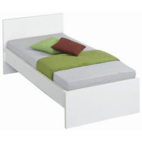 POSTEĽ, 90/200 cm biela - biela, Konventionell, kompozitné drevo (90/200cm) - Carryhome