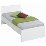 BETT 90/200 cm Weiß  - Weiß, KONVENTIONELL (90/200cm) - Carryhome