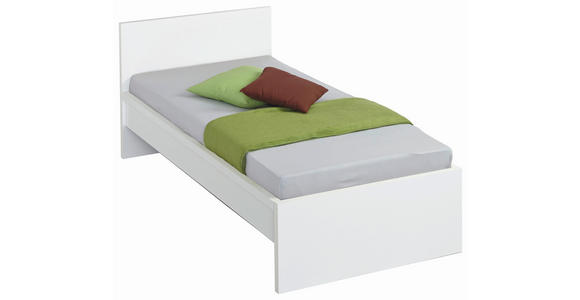 BETT 90/200 cm Weiß - Weiß, KONVENTIONELL (90/200cm) - Carryhome