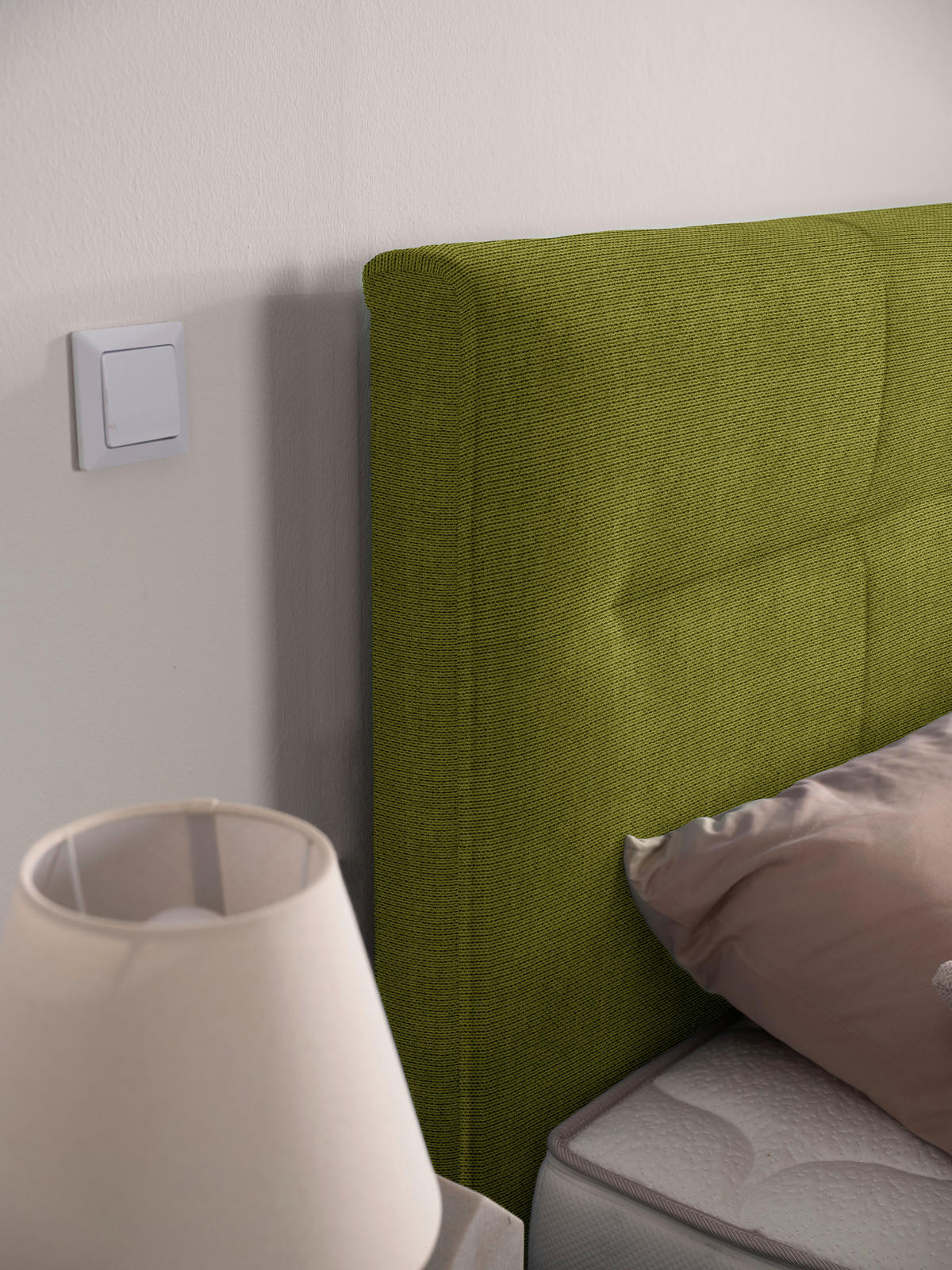 BOXSPRINGBETT 240/220 cm  in Hellgrün  - Schwarz/Hellgrün, Konventionell, Textil/Metall (240/220cm) - Esposa