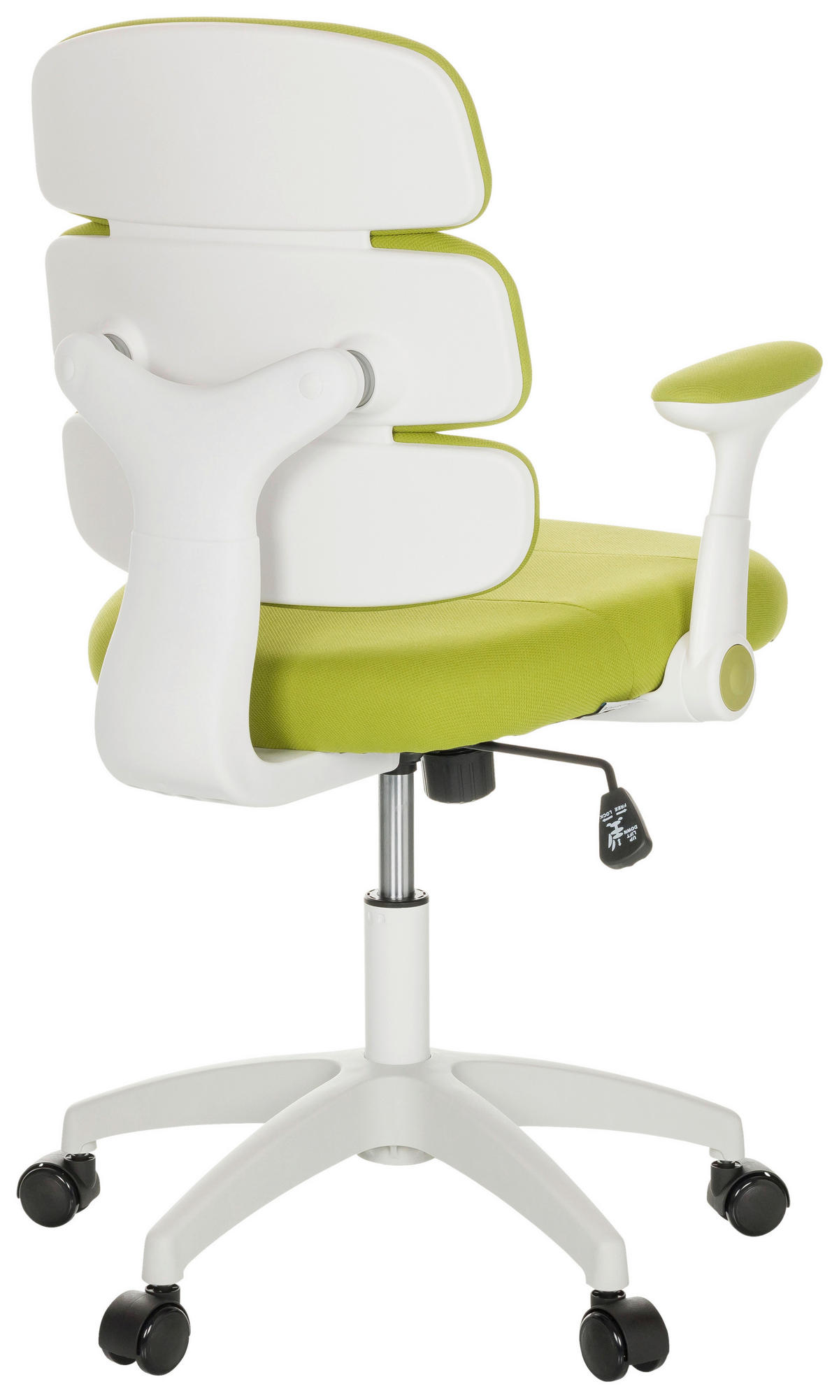 MLADINSKI VRTLJIVI STOL tekstil zelena  - bela/zelena, Basics, umetna masa/tekstil (62/86-97/62cm) - MID.YOU