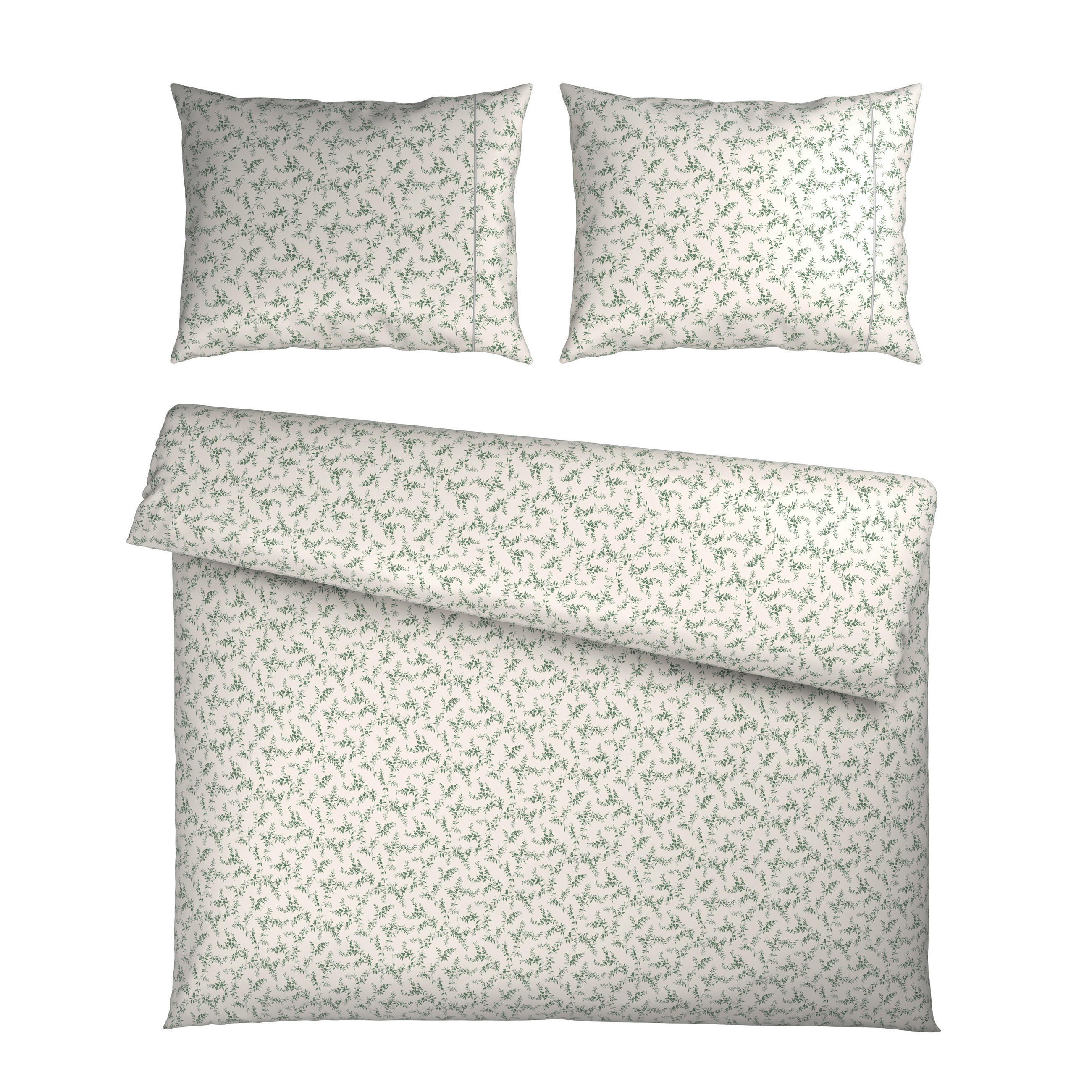 POSTELJNINA Mavie 200/200 cm saten zelena  - zelena, Konvencionalno, tekstil (200/200cm) - Esposa