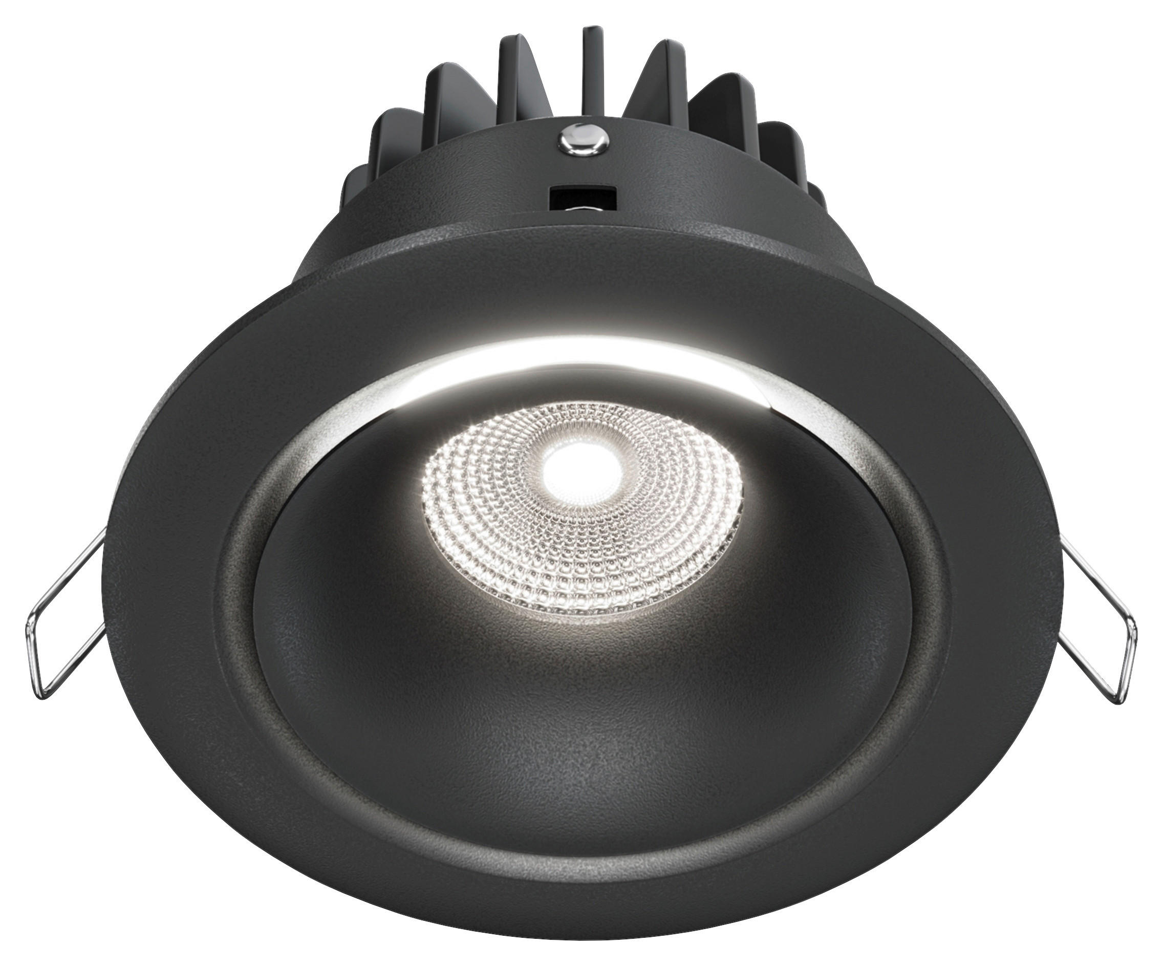 STRAHLER 9,8/7,5/9,8 cm   - Schwarz, Basics, Metall (9,8/7,5/9,8cm) - MAYTONI